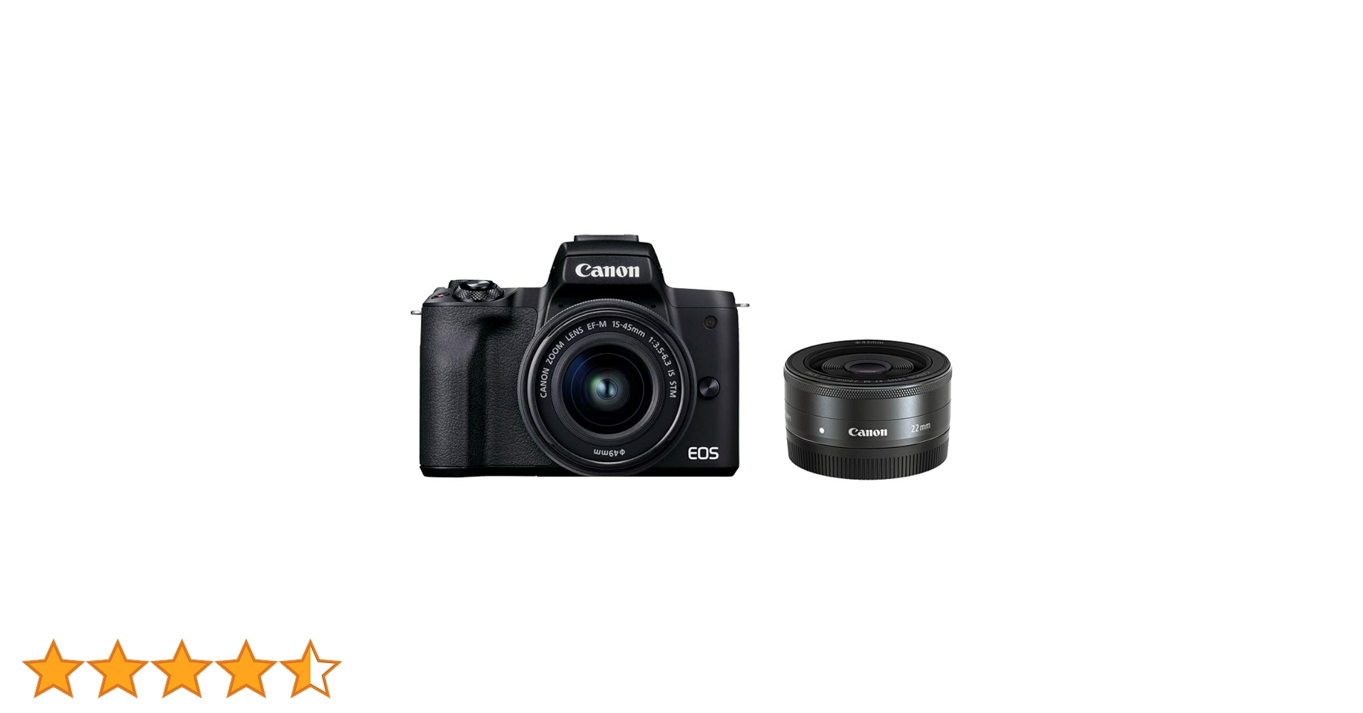 Amazon.co.jp: Canon ミラーレス一眼カメラ EOS Kiss M2 ダブルレンズ